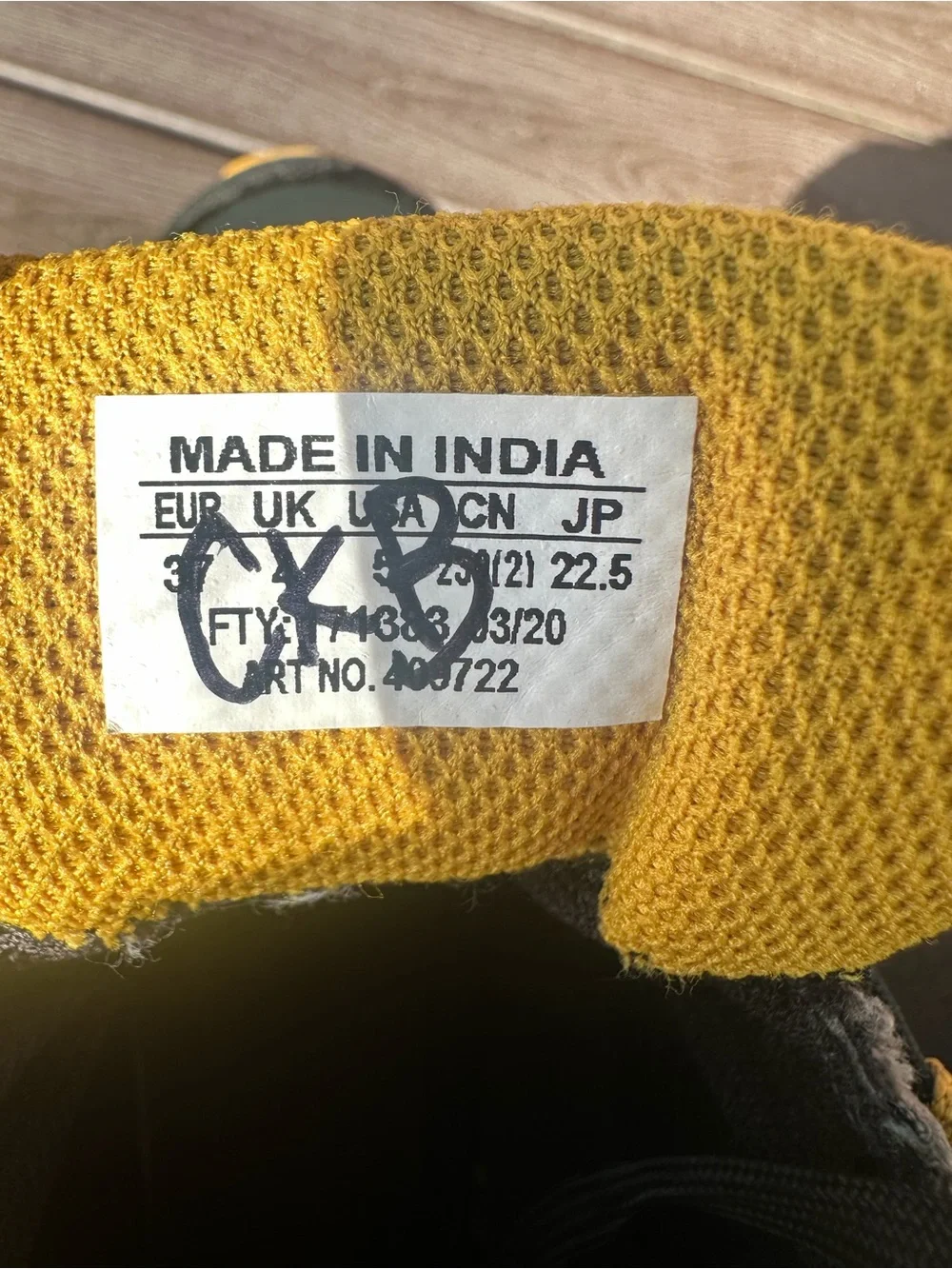 Salomon Gray and Yellow Kids Trail Boots